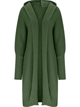 Femme Batwing manches Chunky Knit Cardigan Pull
